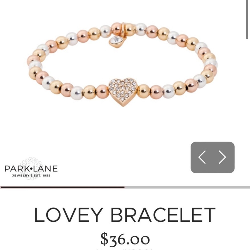 NWT Park Lane Heart Bracelet